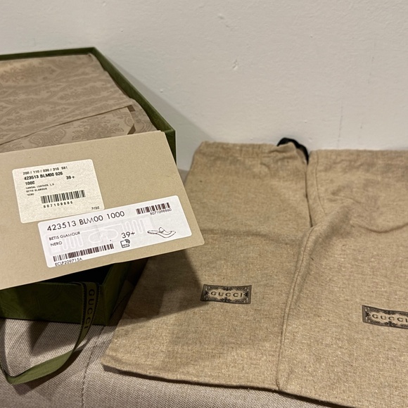 Authentic Gucci Princetown Loafer Mule Slipper Black Leather W EU39.5/US8-8.5 - Picture 8 of 9